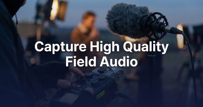 Ultimate Guide to Capturing High Quality Field Audio for Film